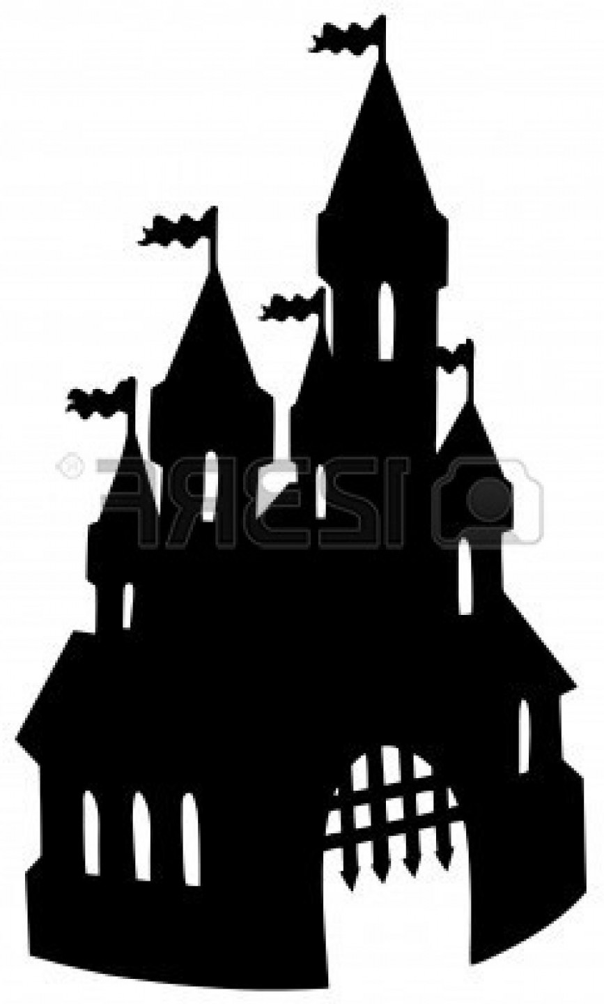 867x1440 Castel Clipart Silhouette Collection