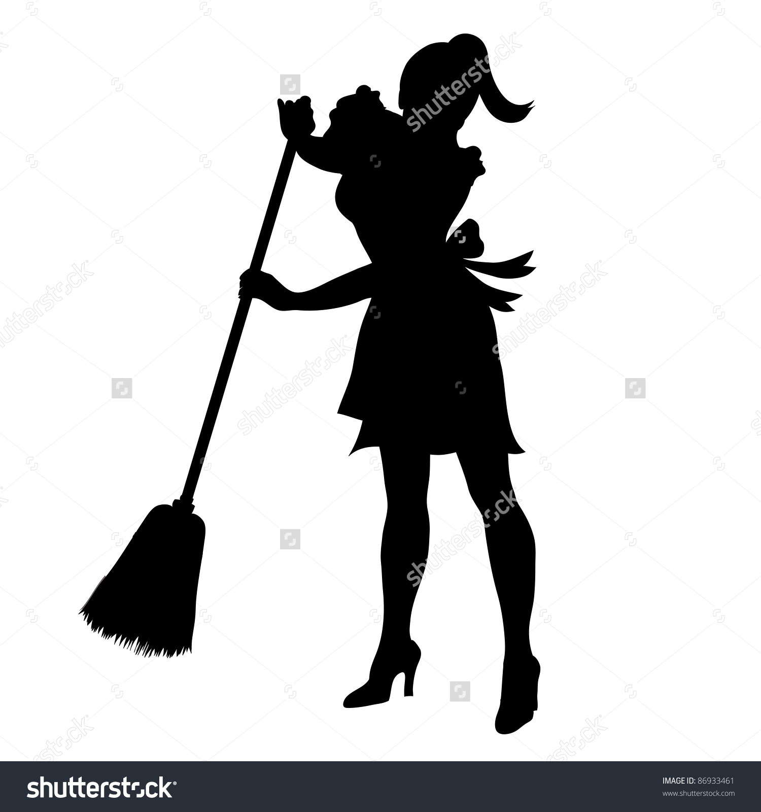 1500x1600 Sweeping Silhouette Clipart