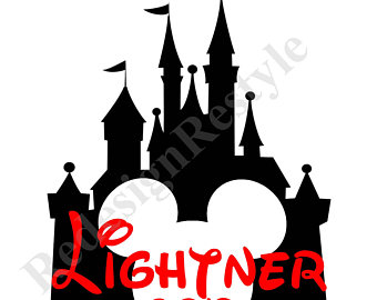 340x270 Castle Iron On Glitter Vinyl Heat T Shirt Cinderella Transfer