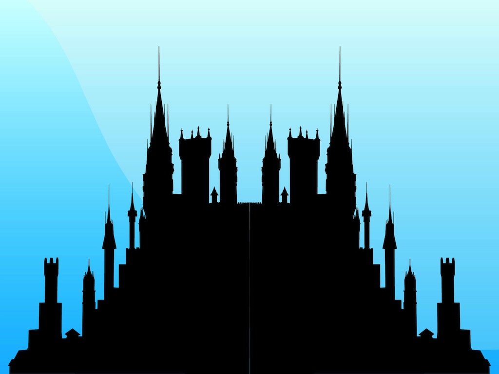 1024x768 Cinderella Castle Clipart