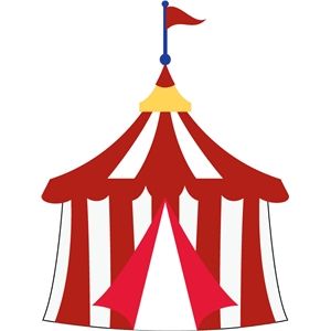 300x300 Circus Tent Silhouette Design, Silhouettes And Tents
