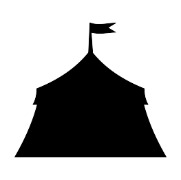 263x262 Free Svg Pdf Png Jpg Eps Circus Tent Silhouette Silhoute