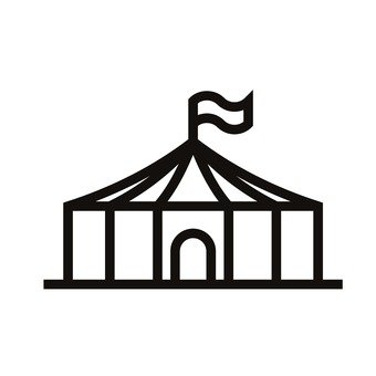 340x340 Free Silhouettes Icon, Item, Circus