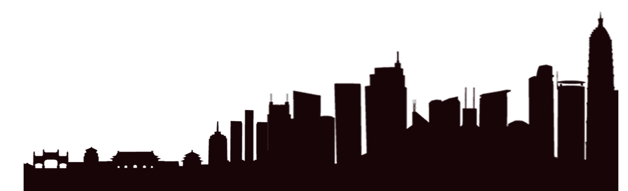 2474x753 Silhouette Building