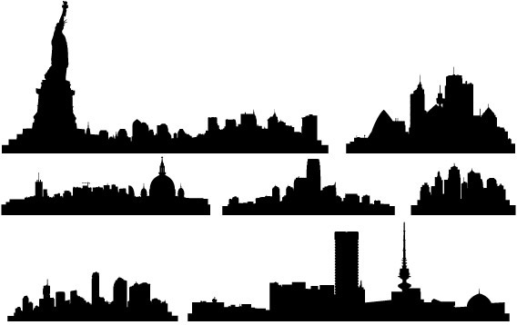 568x358 City Landscape Free Vector Download (2,436 Free Vector)