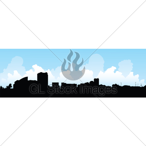 500x500 Windsor, Ontario Skyline Gl Stock Images
