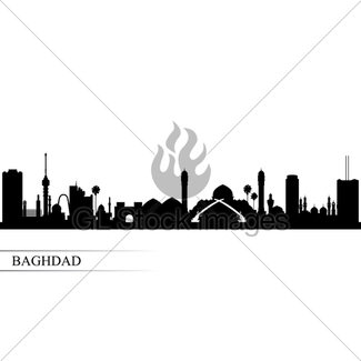 325x325 Tehran City Skyline Silhouette Background Gl Stock Images