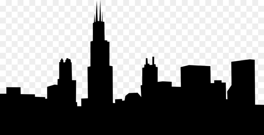 900x460 Chicago Skyline Royalty Free Clip Art