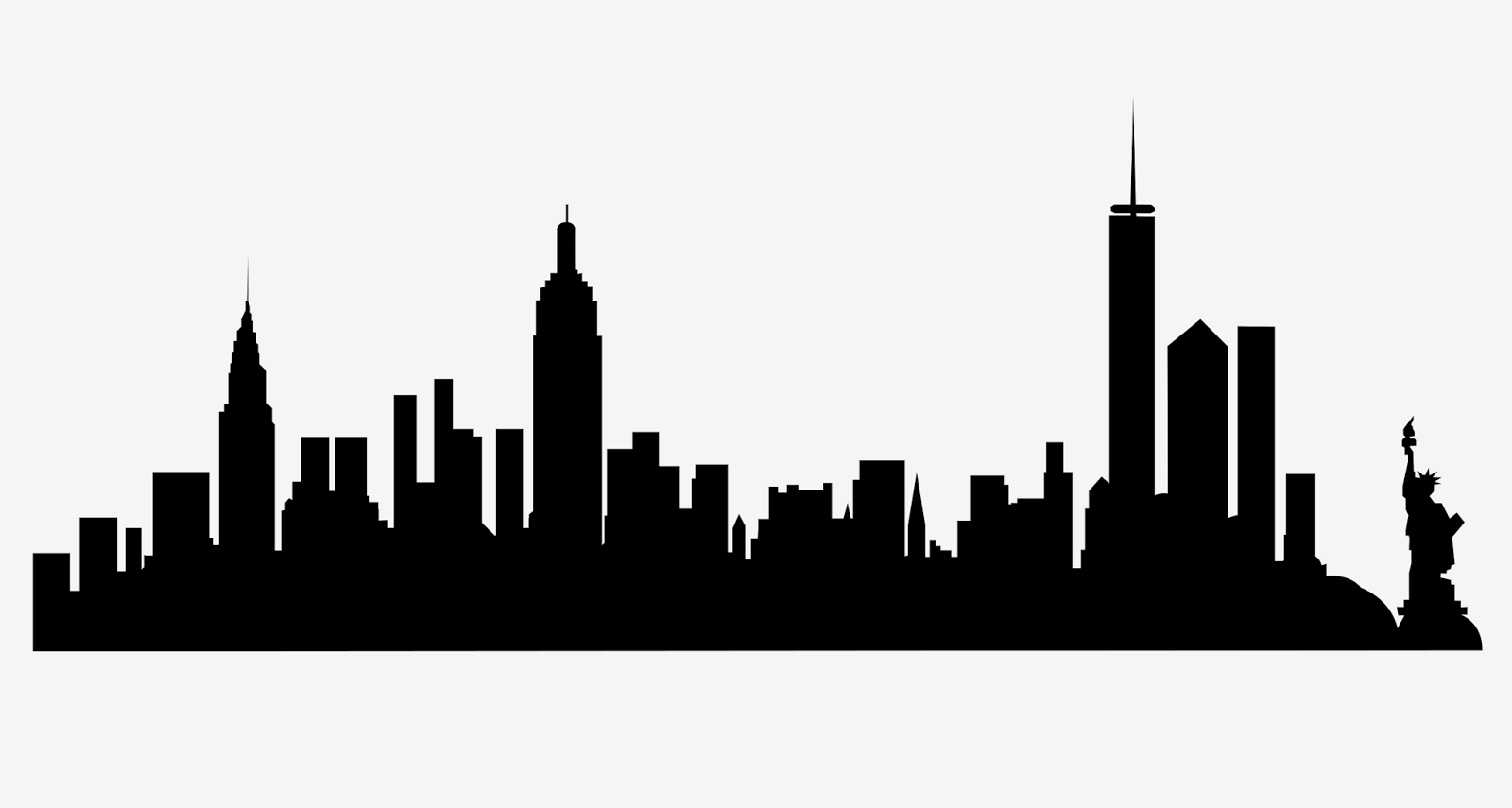1600x855 New York City Silhouette