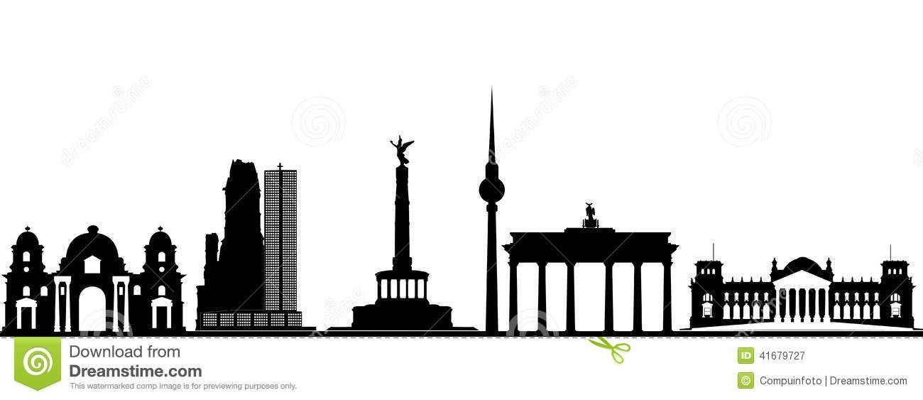 1300x563 Skyline Clipart