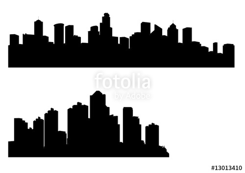 500x354 City Silhouettes 3 Stock Image And Royalty Free Vector Files
