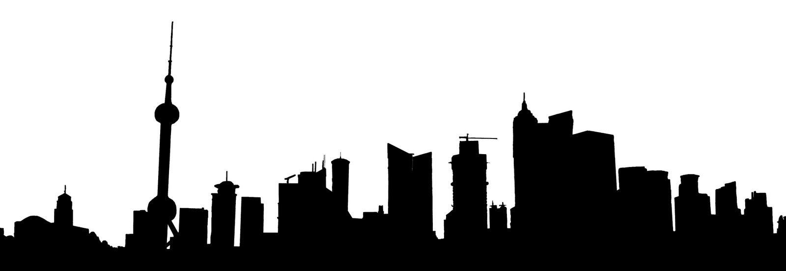 1600x552 Cityscape Clipart City Landscape