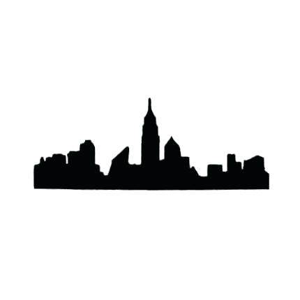 430x430 New York Skyline Outline As Well As 73 New York City Skyline