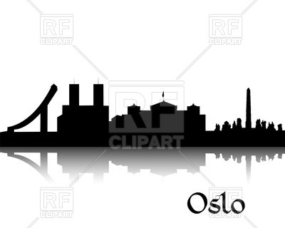 400x320 Silhouette Of Cityscape Of Oslo