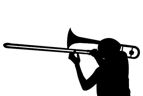 500x335 Clipart Clarinet Silhouette