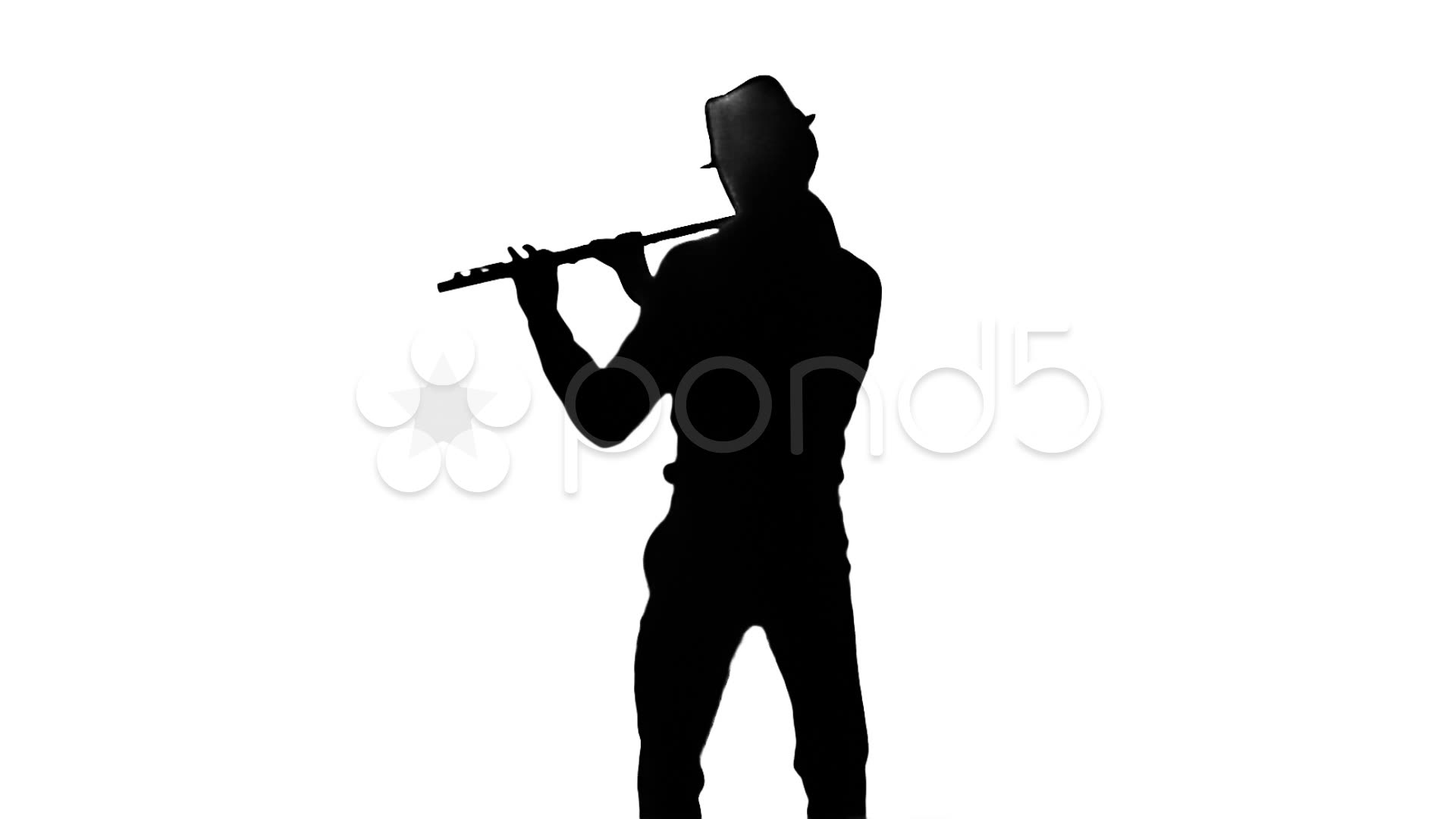 1920x1080 Man Playing A Clarinet Flute ~ Hi Res Video