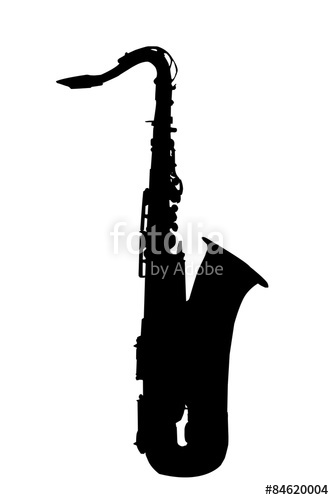 334x500 Silhouette Of A Saxophone Stock Photo And Royalty Free Images