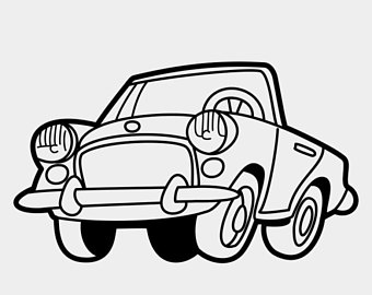 340x270 Cars Dxf Etsy