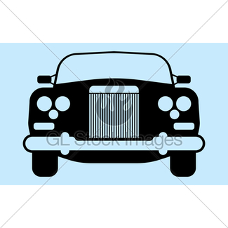 325x325 Car Silhouette Gl Stock Images
