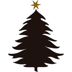 236x236 Christmas Tree Silhouette Silhouettes Christmas Tree