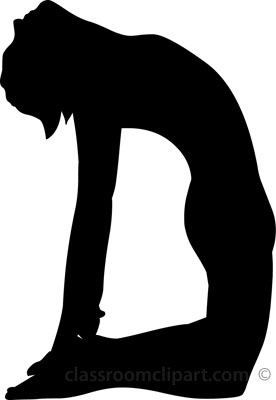 276x400 Silhouettes Clipart Yoga Backbend Silhouette