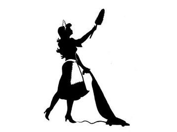 358x268 Cleaning Services Clipart Black And White