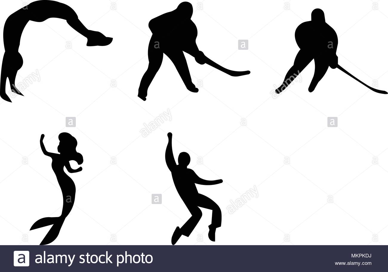 1300x912 Cleveland City Skyline Silhouette Background Stock Photos