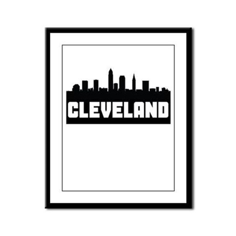 460x460 Cleveland Skyline Wall Art