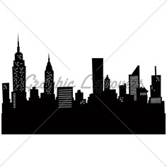 236x236 Extra Large New York Skyline Silhouette By Hilemanhouse On Etsy