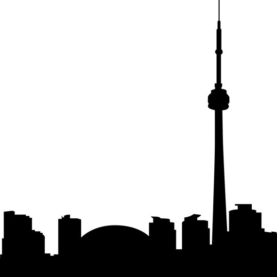 570x570 Toronto Skyline Clipart