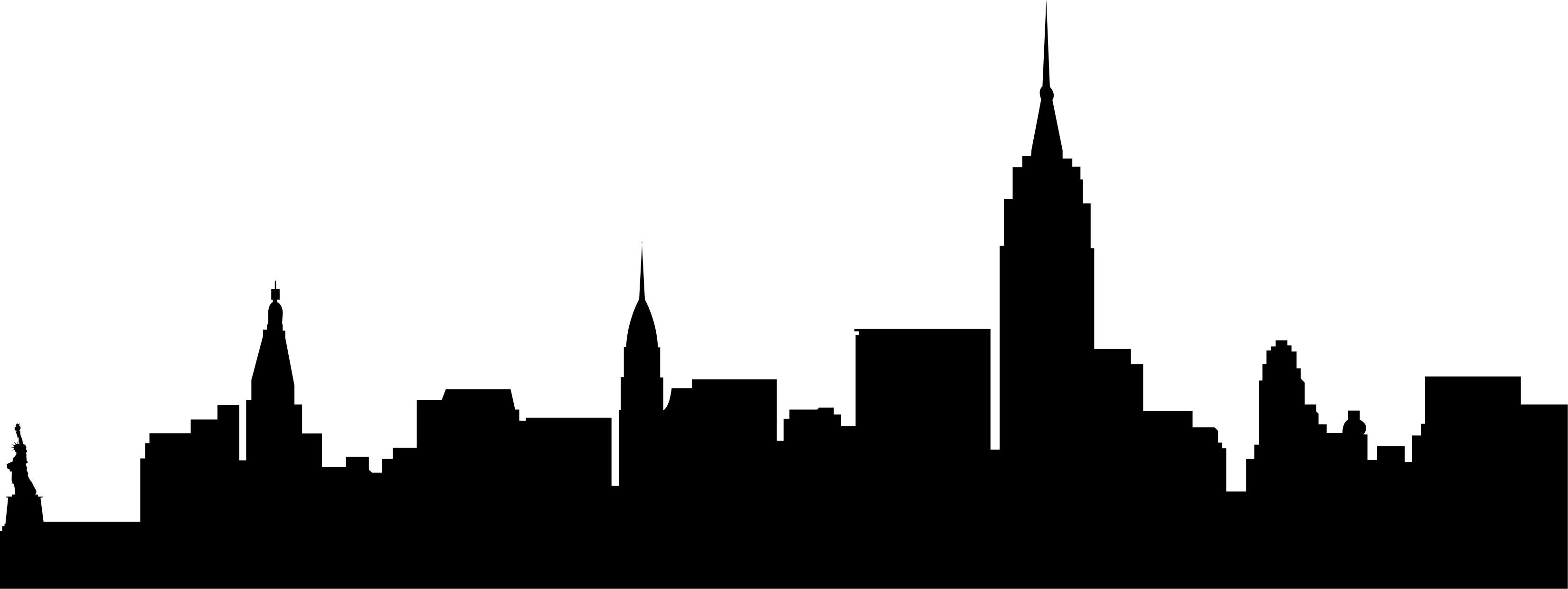 Cleveland Skyline Silhouette Outline at GetDrawings | Free download