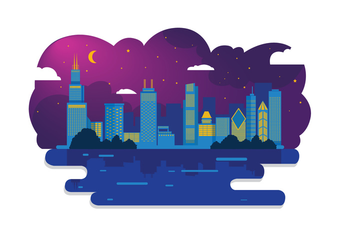 700x490 Skyline Vector Image Group