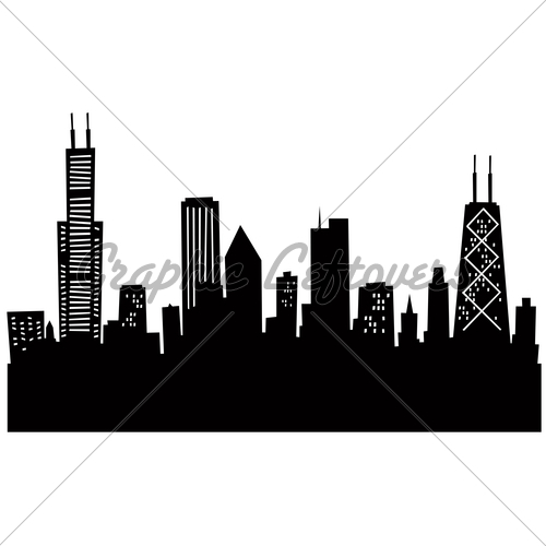 500x500 Cartoon Chicago Gl Stock Images