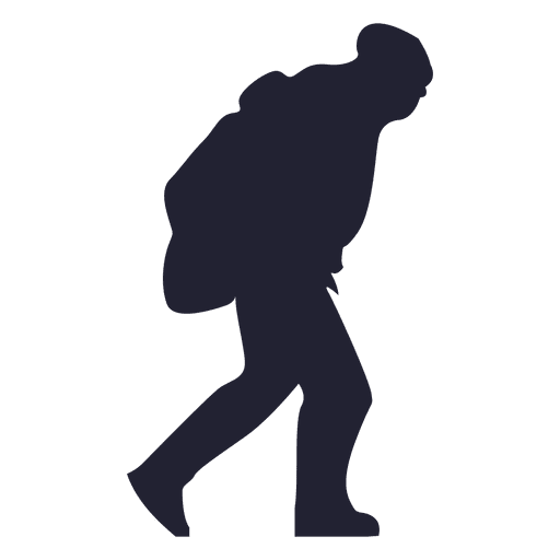 512x512 Mountain Climber Silhouette 2