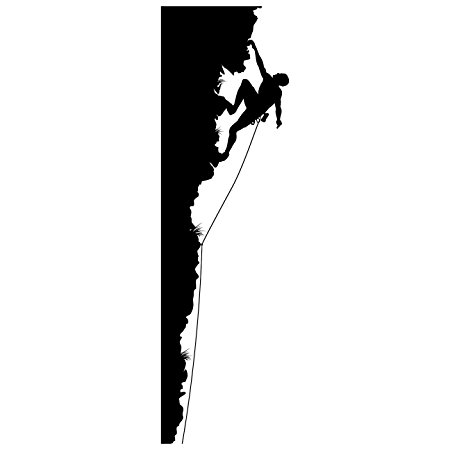 450x450 Rock Climbing Wall Decal Sticker 1
