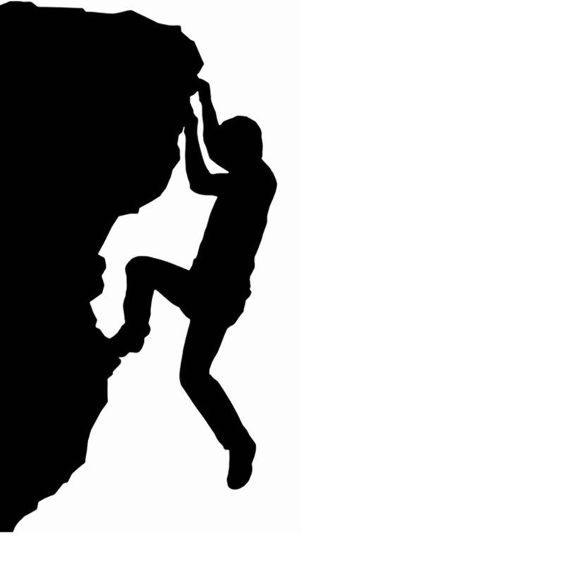 800x800 Climbing Sticker Climbers Decal Extreme Font B Sports B Font Font