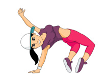 210x153 Clipart Hip Hop Dancer