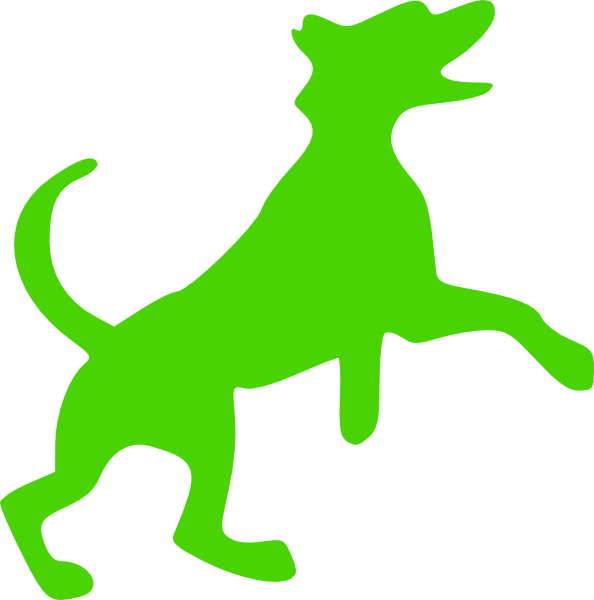 594x600 Green Dog Clip Art