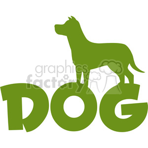 300x300 Royalty Free Royalty Free Rf Clipart Illustration Dog Green