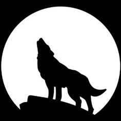 236x236 Howling wolf head drawing Wolf Howling With Moon Clip Art My