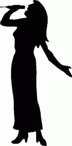 236x473 Imagenes Diva Girl Silhouette Clip Art Singer Clipart Image