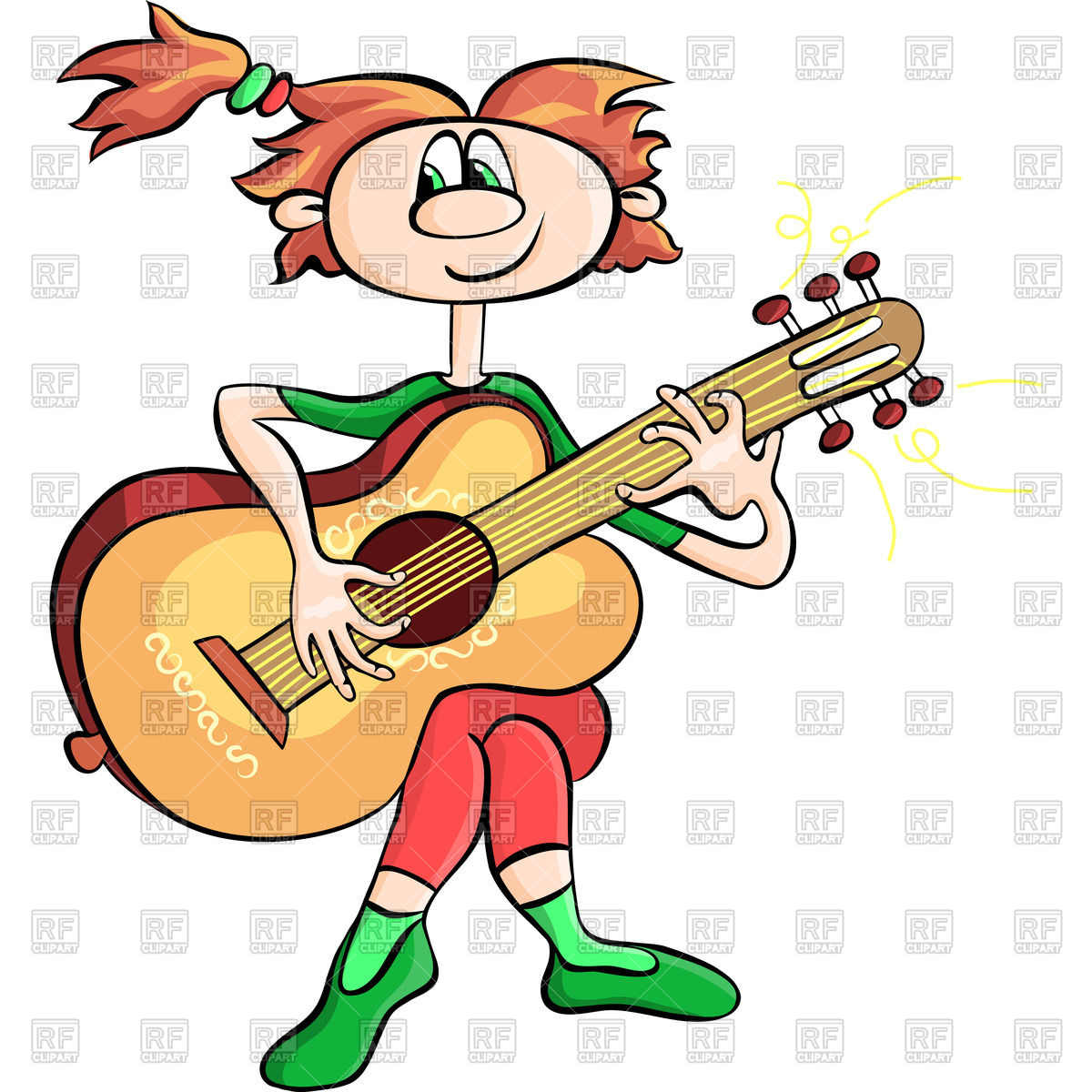 1200x1200 Man With Guitar Silhouette Royalty Free Vector Clip Art Image