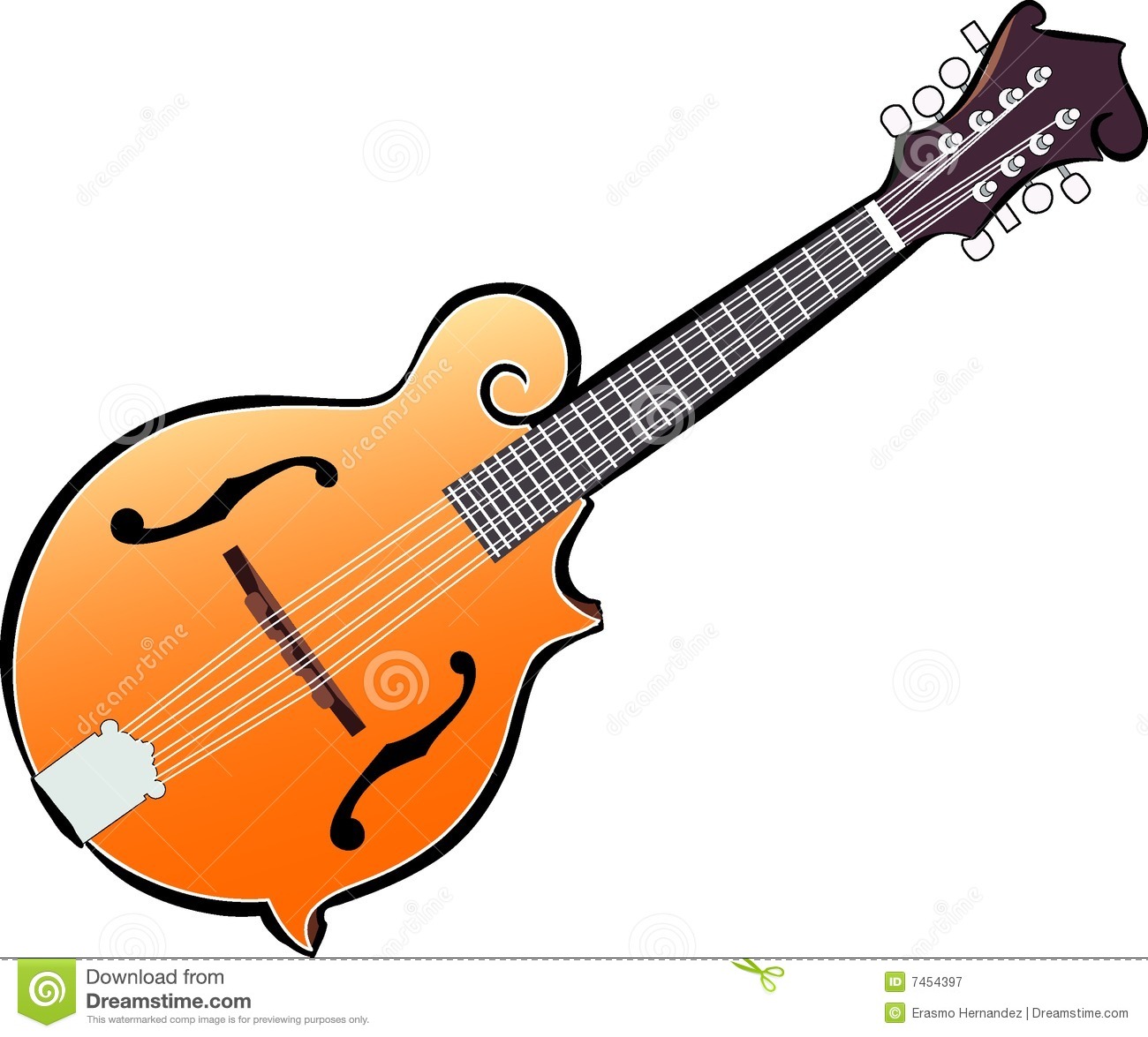 1300x1175 Mandolin Royalty Free Stock Photography