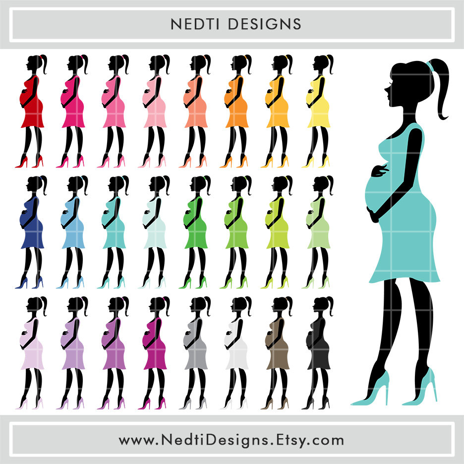 936x936 Pregnant Woman Clipart Rainbow Color Pregnant Mom Expecting