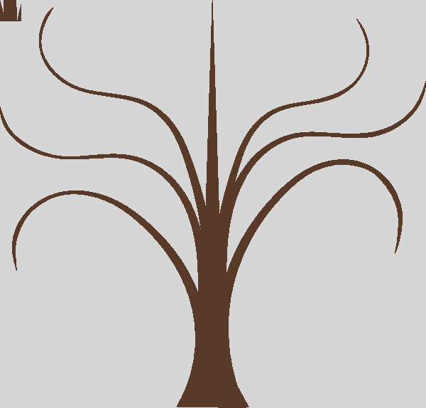 600x574 Tree With Branches Clipart