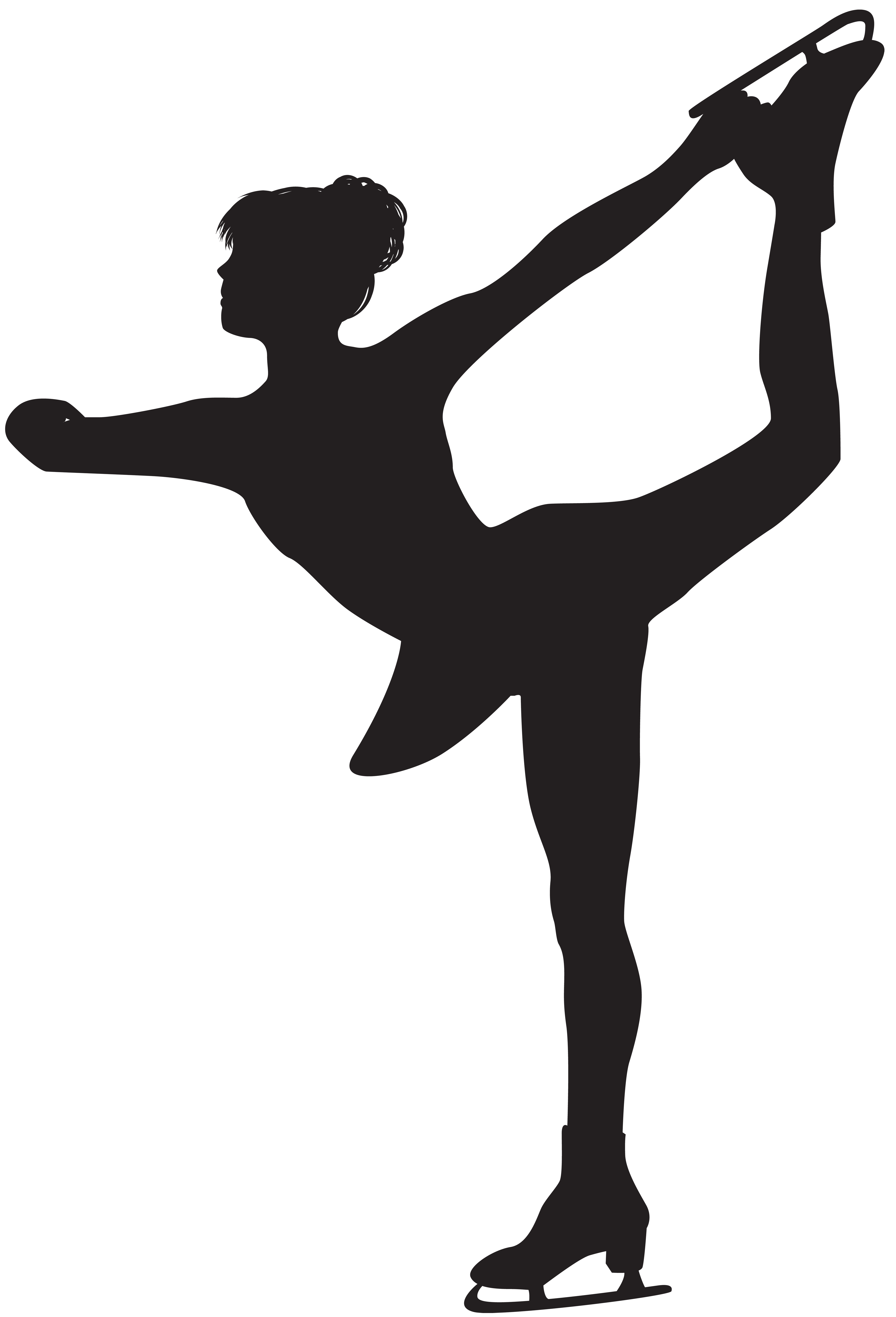 5446x8000 Figure Skating Woman Silhouette Png Clip Artu200b Gallery