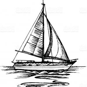 300x300 Photoa Silhouette Of A Old Sail Pirate Ship Vector Illustration