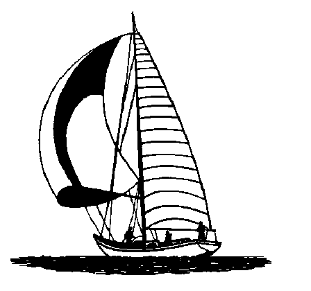 448x420 Sailboat Clipart Black And White