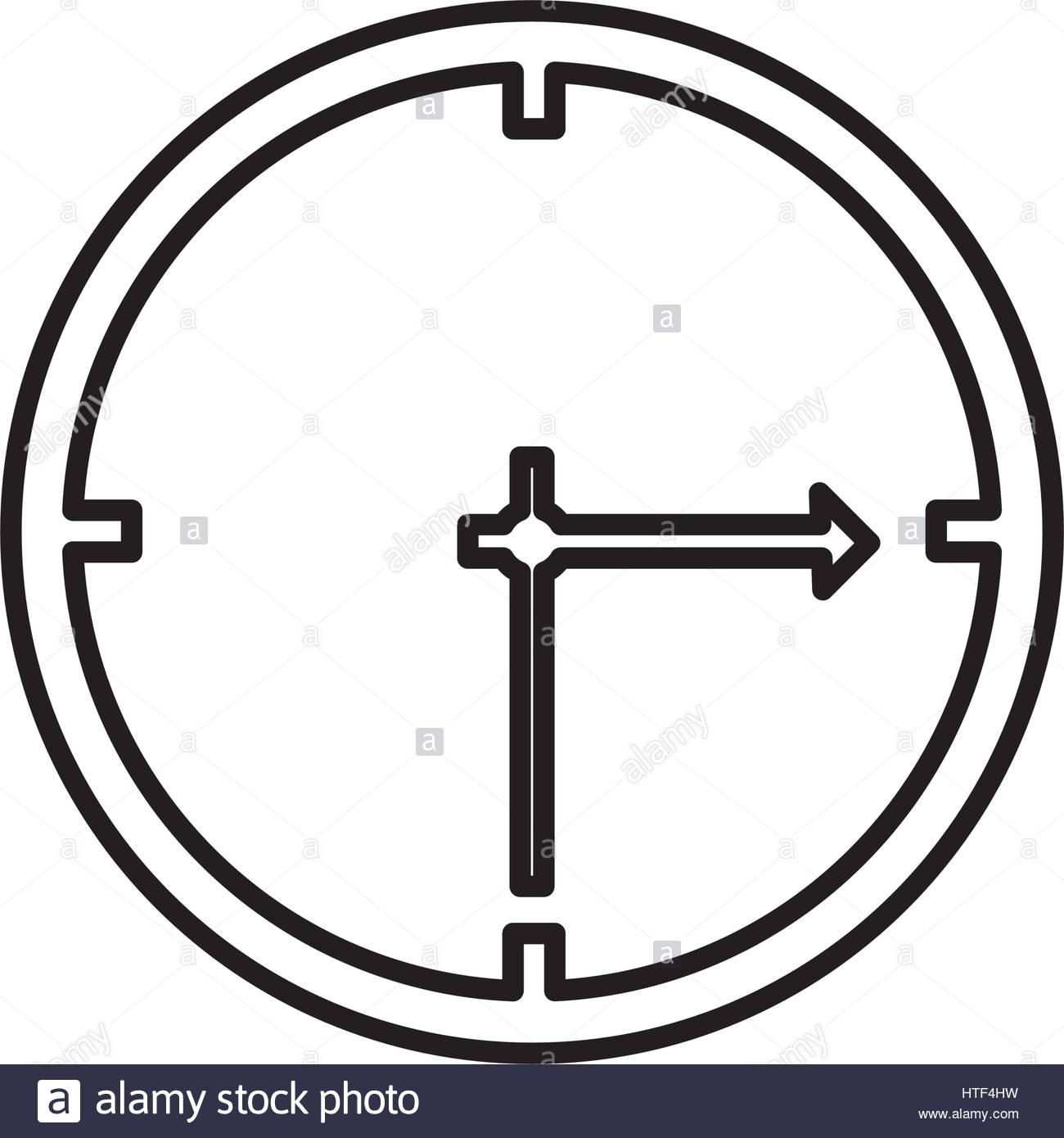 1300x1390 Silhouette Wall Clock Icon Stock Vector Art Amp Illustration, Vector