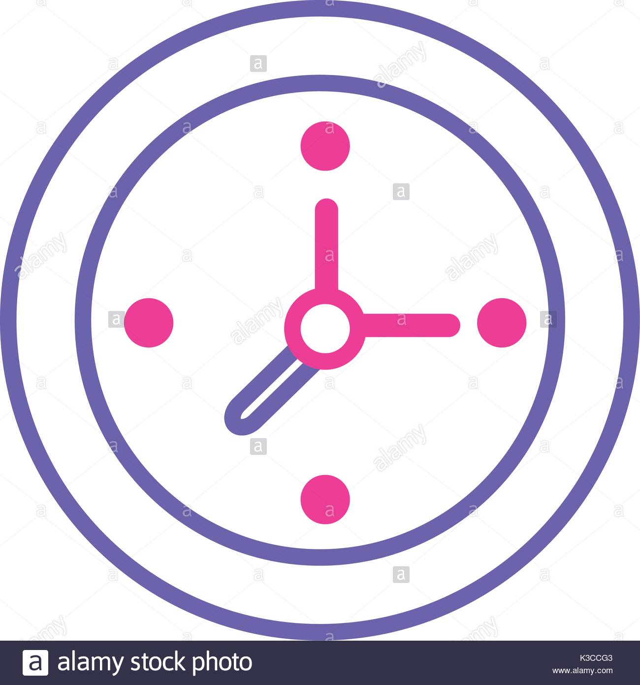 1300x1390 Silhouette Wall Clock To Know Hours Time Stock Vector Art